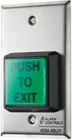 Alarm Controls TS-2T Request-to-Exit Station with Electronic Timer
