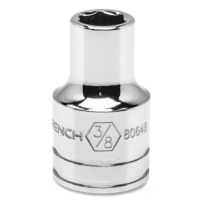 Gearwrench 80648 3/8, 1/2 Drive, Standard Hand Socket 6 Points