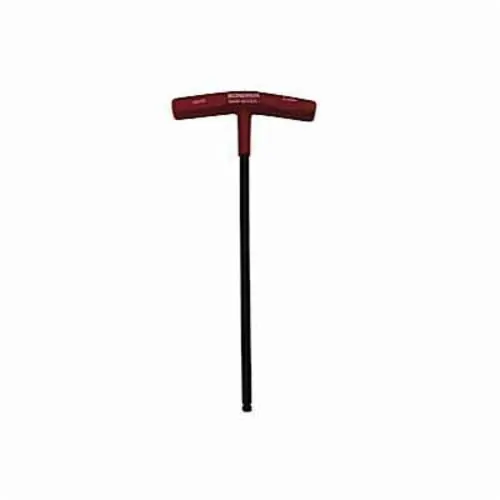 Bondhus 13208 Ball End Straight Blade Hex Key, Ergonomic Grip/T-Handle Handle, Protanium High Torque Steel, ProGuard
