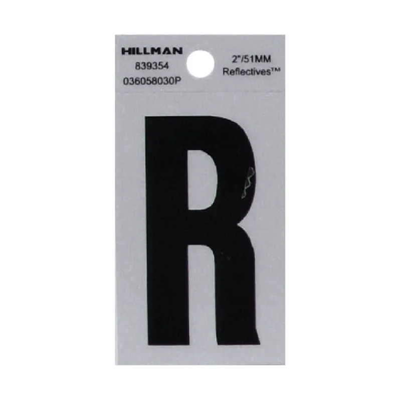 True Value TV101227 2BLK Letter R Adhesive