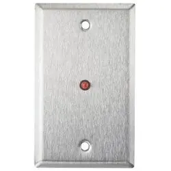 Alarm Controls RP-28L Remote Wall Plate with 1/2 Red LED