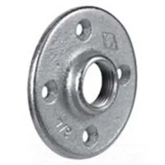 ABB FP402 Steel City FP-402 3/4 Inch Rigid/IMC Malleable Iron Zinc Plated Flange Plate