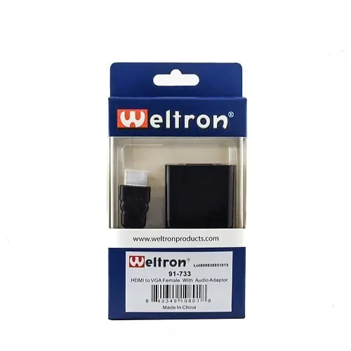 Weltron 91-733 HDMI to VGA Adapter