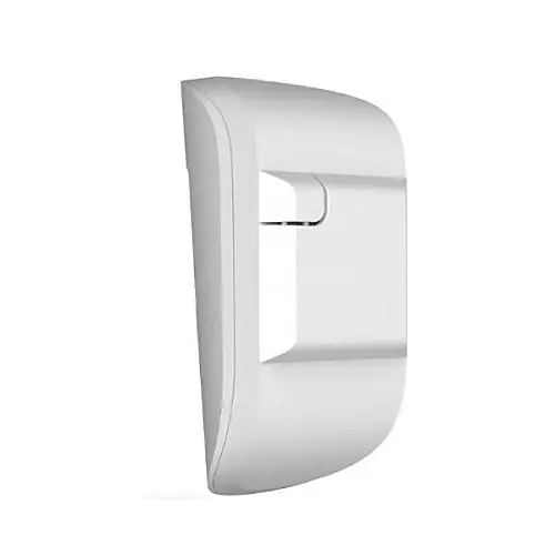 AJAX 57538.120.WH3 IR Motion Detector with Photo Verification, Photo on Demand, and Photo by Scenario Features