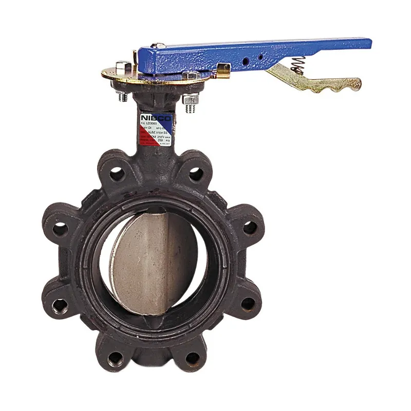 NIBCO NLG243F Lug Style Butterfly Valve 3 in Nominal 125/150 lb