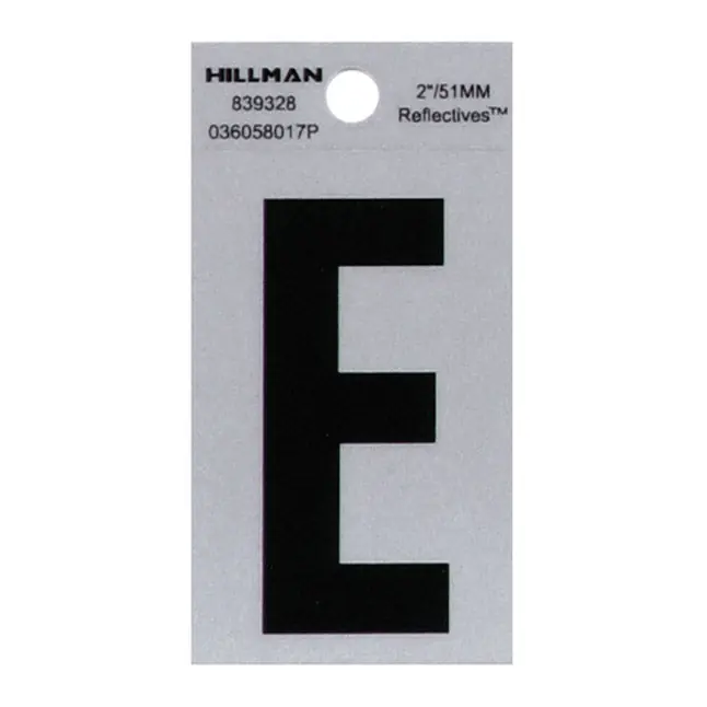 True Value TV101214 2BLK Letter E Adhesive