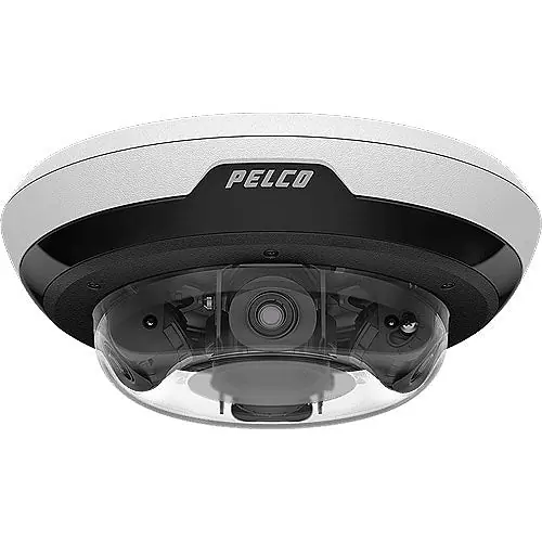 Pelco IMD15118 Sarix Multi IMD Series 3x5MP WDR Multi-Directional 180 Degree Camera, 4mm Lens, Black