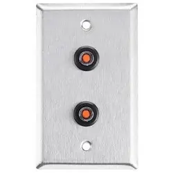 Alarm Controls RP-45 Remote Wall Plate with DPDT Switches, Single Gang