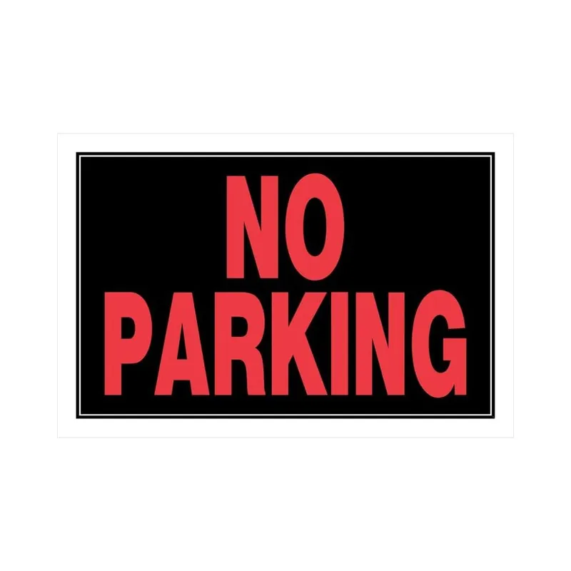 True Value TV101265 8x12 BLK/RED Park Sign