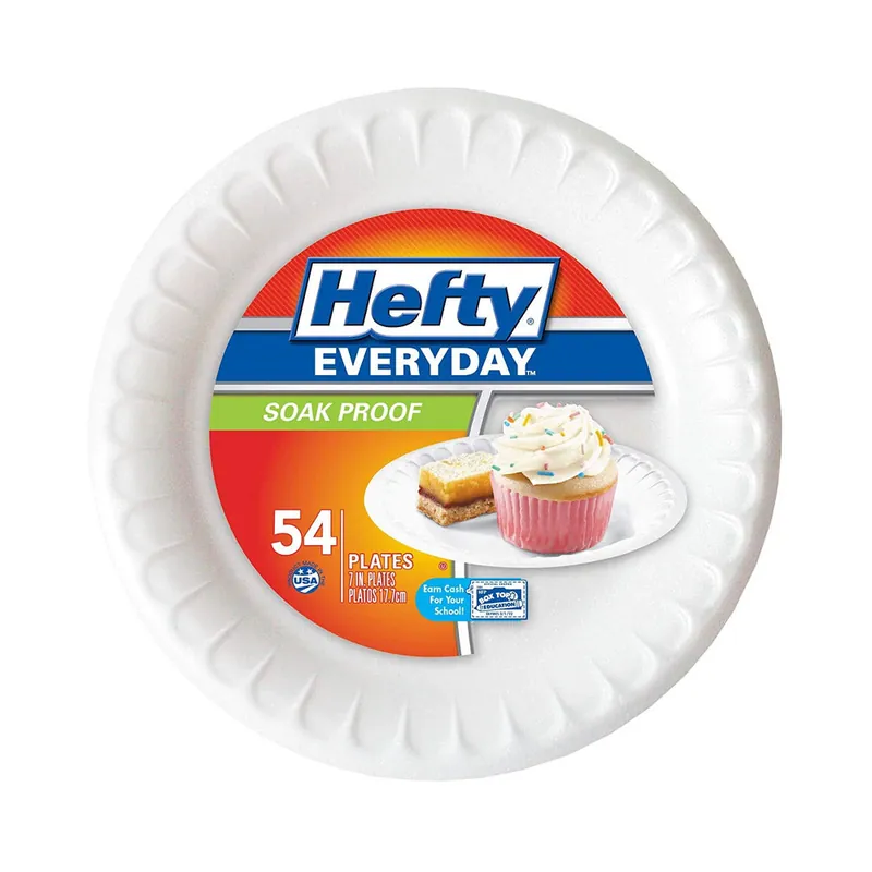 TRUE VALUE 00D20769 HEFTY 54CT 7 FOAM PLATE