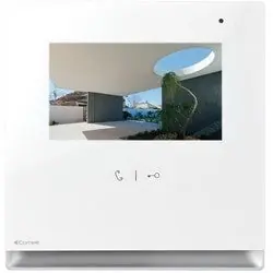 COMELIT 6602W ICONA Series Hands Free Color Monitor, 4.3 Inch, 16:9, 480 x 272 Pixel