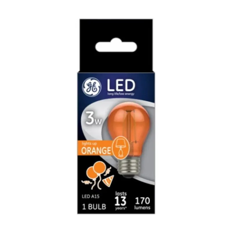 TRUE VALUE TV258457 GE3W ORG A15 Party Bulb