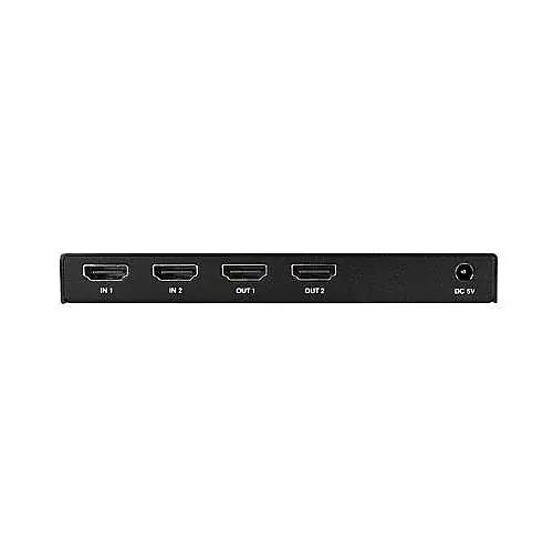 Vanco EVSP8K22 8K HDMI 2x2 Switching Splitter, Black