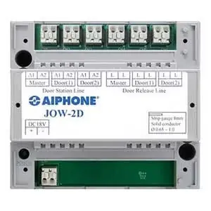 Aiphone JOW-2D 2-Door Adapter for JO Series 100mA 18V DC