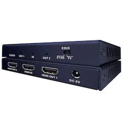 Vanco EVSP4K12 Slim HDMI 1x2 4K Splitter 4k/60hz HDR HDCP2.2
