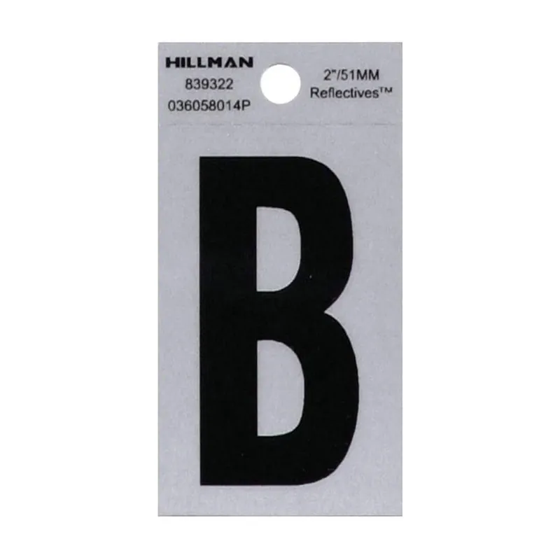 True Value TV101210 2BLK Letter B Adhesive