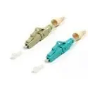 Siemon FC1-LB-LC5-9AQ Lightbow Pre-Polished LC Conn OM3/OM4 Aqua Buffered Fiber White Boot RoHS