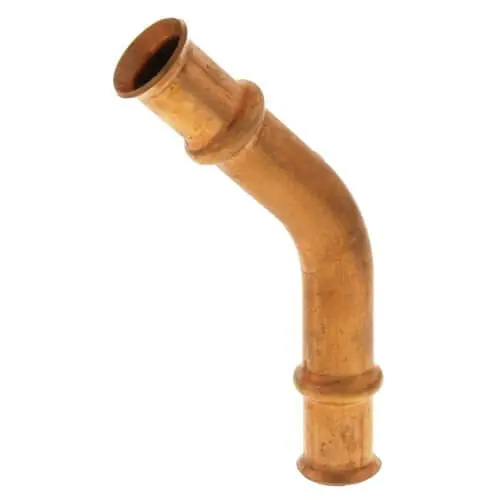 Parker 771402 ZoomLock 45 Degree Elbow Copper Fitting