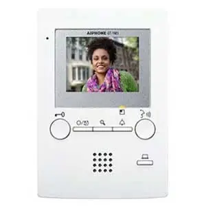 Aiphone GT-1M3 GT Series Video Tenant Station Polyethylene Surface Wall Mount 3-Gang Solid 3.5 in. 7-1/16 H x 4-15/16 W x 1 D in.
