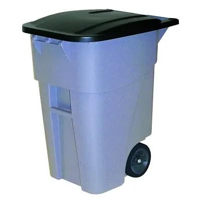 RUBBERMAID COMMERCIAL FG9W2700GRAY Brute Roll Out Containers 50 gal