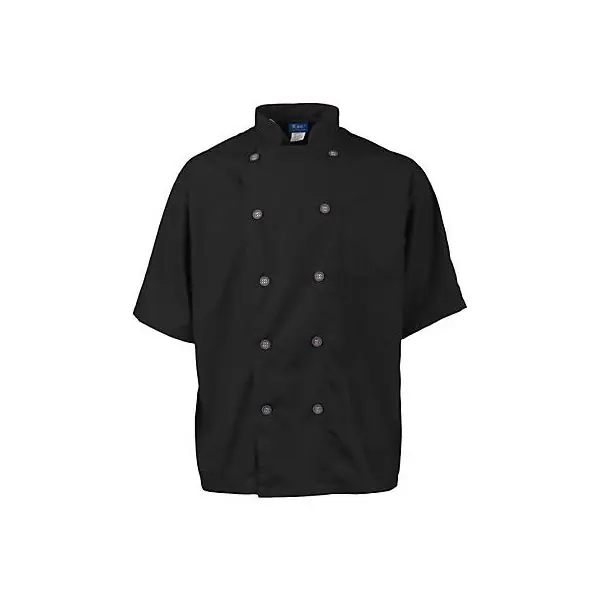 KNG Active Chef Coat 4XL Mens Black/Slate SS