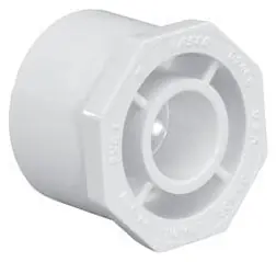 LASCO 437-250 PVC Reducing Bushing 2 Inch x 1-1/4 Inch Schedule 40