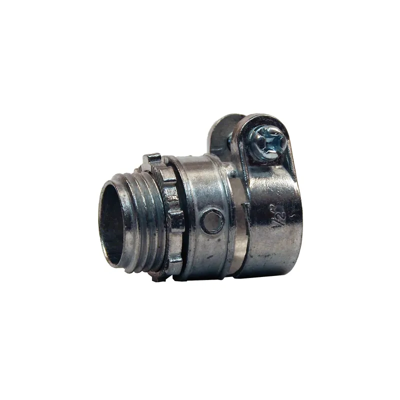 Bramec 7566 BX & Greenfield Fitting 3/4 inch Squeeze Connectors