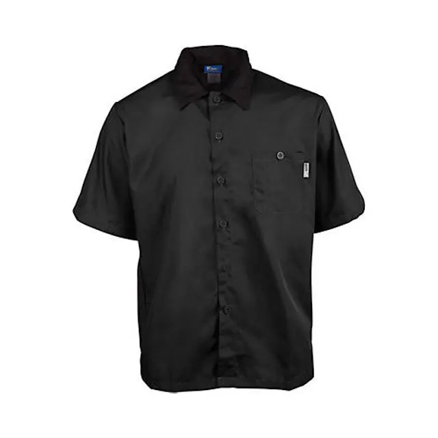 KNG Lg Active Chef Shirt Black SS