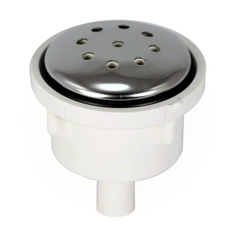 Waterway Plastics 670-2390B Top-Flo Air Injector 0.37 Inch Barb With Stainless Steel Escutcheon