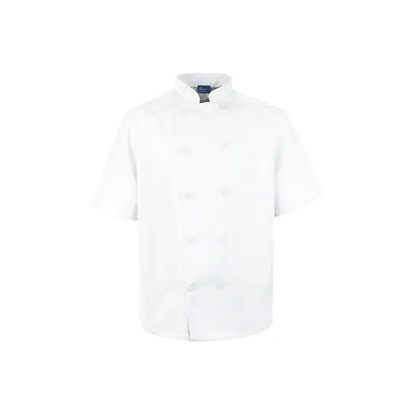 KNG Lg Mens Chef Coat Short Sleeve
