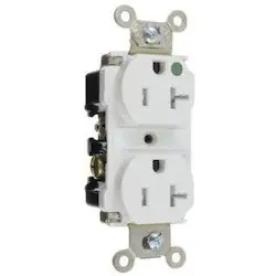 Pass & Seymour TR63HW Duplex Type 20 Amp 125 VAC Receptacle