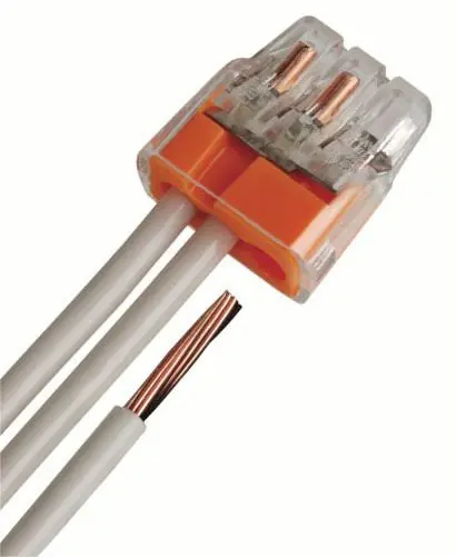 Ideal 30-1033J Push-In Wire Connector 600V 3 Ports