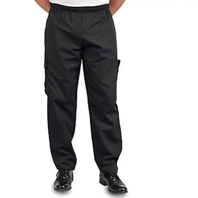 KNG XL Baggy Chef Pants Black