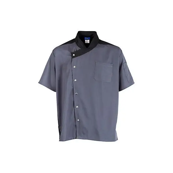 KNG 2XL Uptown Chef Coat LW Slate/Black