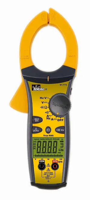 Ideal 61-775 Clamp Meter TightSight 770 Series With TRMS Capacitance Frequency Resistance