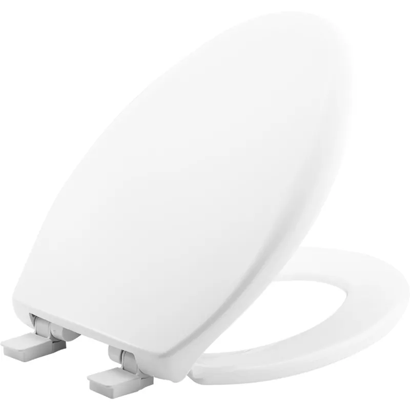 Bemis 1200E4 390 Affinity Elongated Plastic Toilet Seat in Cotton White