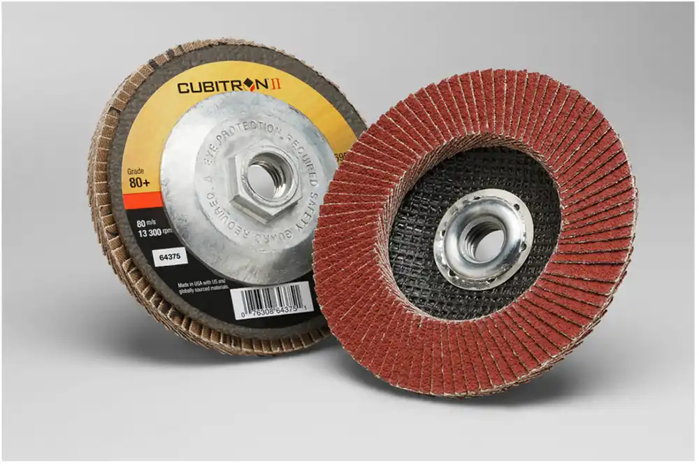 3M 7100105004 Cubitron II Flap Disc 80+ (4 1/2 in Dia Disc)