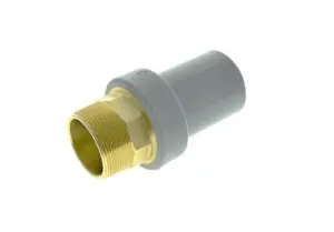 Nupi 27NRFM1150112NPT 1-1/2 NIRON BFXMPT ADAPT W/ LF BRASS