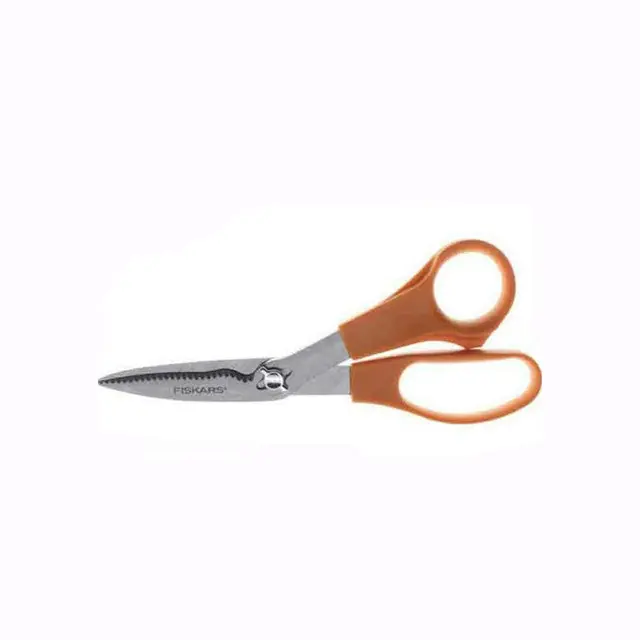 SHEARS-ORANGE HANDLE 7" (BACON)
