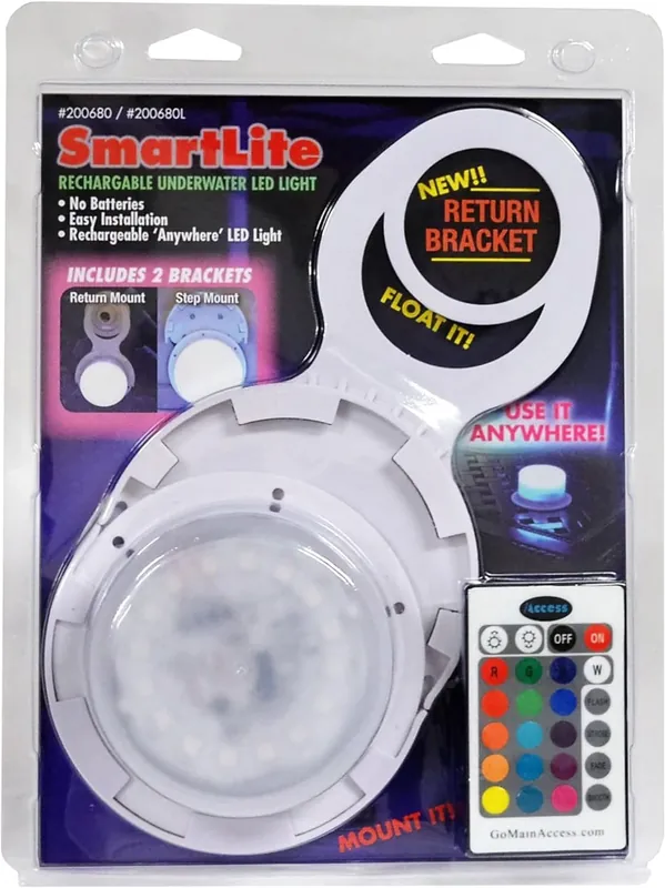 Main Access 200680 Smart Lite 8.5 Inch LED Light for Swimming Pools and Spas