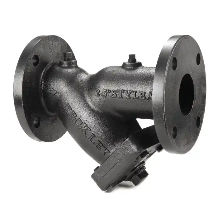 Keckley 101FFY-CI125P34-FBI-A7 Wye Strainer 10 in Nominal 2 in Blow-Off