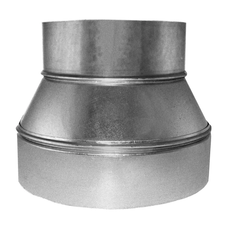 Gray Metal 7X6-311P No Crimp Plain Reducer Galvanized 7 x 6