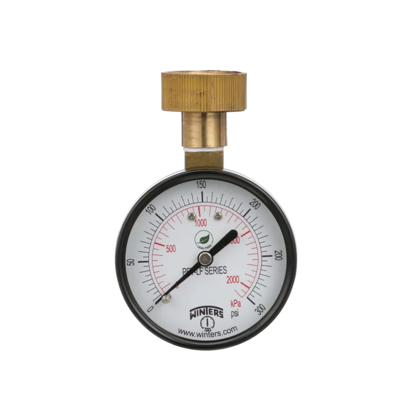 Winters PETG204 Test Gauge 1/4 x NPT Connection - 0/100 psi/kPa