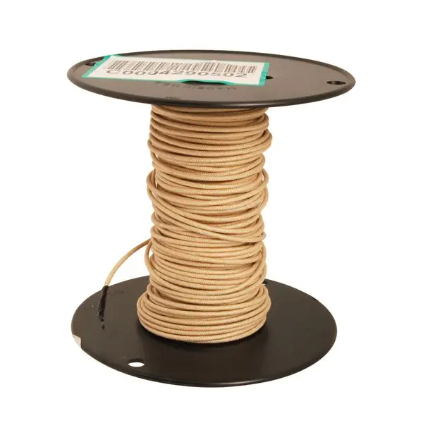 WIRE,HI-TEMP , 16 GA,TAN,100'