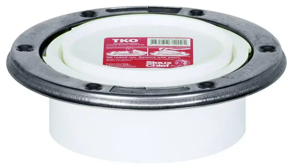 Sioux Chief 886-4PTM TKO 4 in Flange PVC Hub Metal