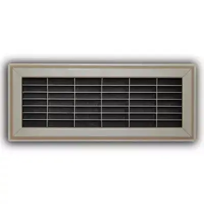 TRUaire 154R08X24 Heavy Duty Floor Return Air Grille 8 inches by 24 inches