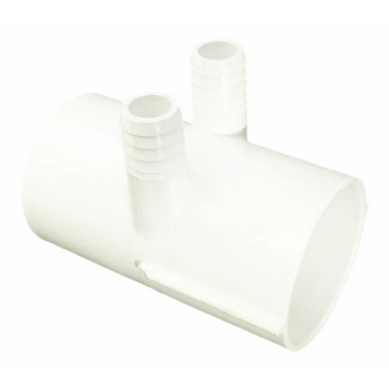 Waterway Plastics 672-7100B Manifold 2 Inch Socket x 0.75 Inch 2 Ripped Barb