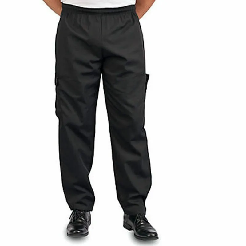 KNG 4XL Baggy Chef Pants Black