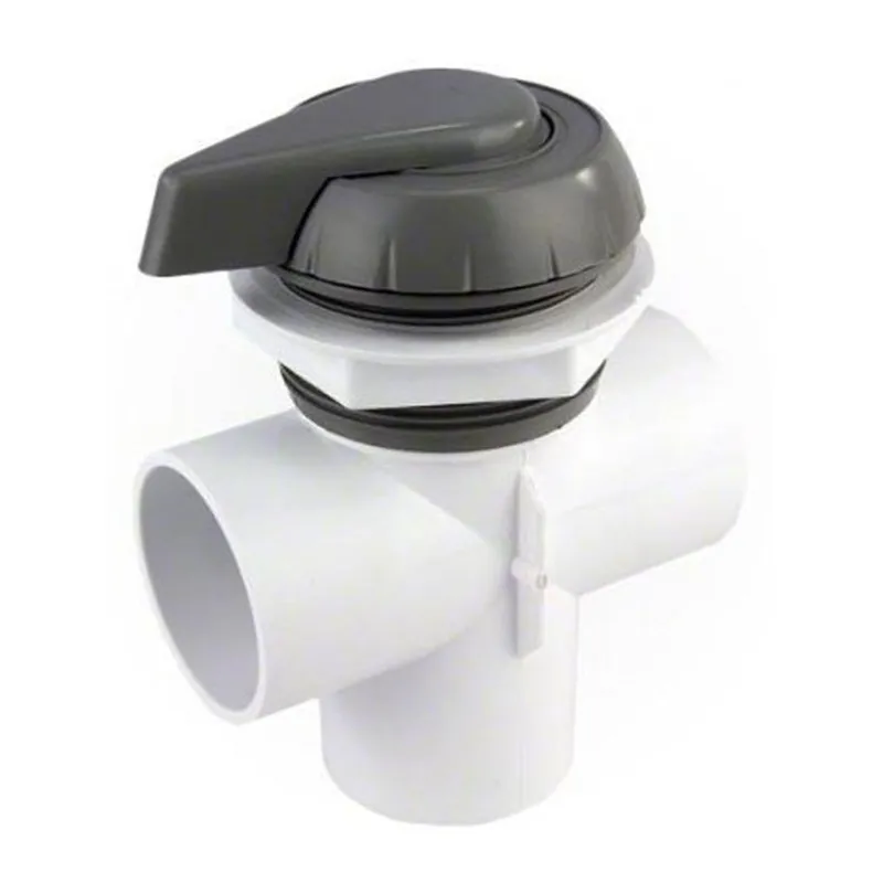 Waterway Plastics 600-3067B 2 Inch Top Access Diverter Valve Notched Gray Replacement 600-3067B
