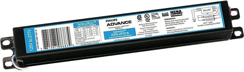 ADVANCE IOP3P32N35I 32W FLU BALLAST